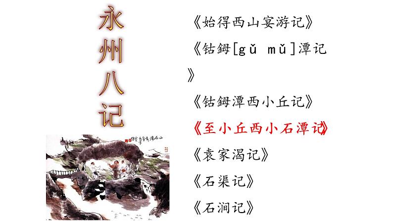 部编版八年级语文下册----10《小石潭记》课件04