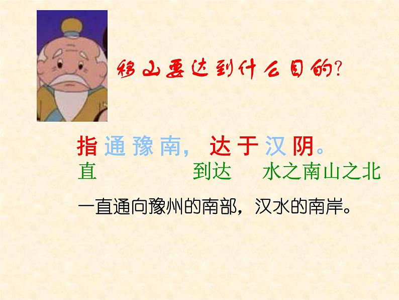 2022-2023学年人教部编版语文八年级上册 第六单元 24愚公移山 课件07