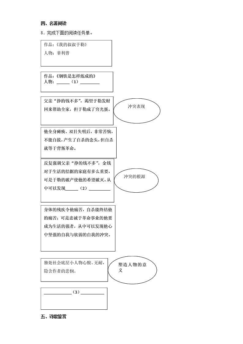 2022年四川省成都市中考语文练习试题（八）第3页