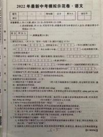 2022年广东省云浮市新兴县中考模拟示范卷（三）语文试题
