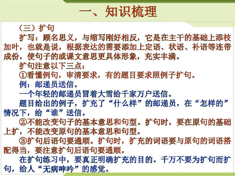 句子成分-中考语文专项（全国通用）课件PPT第7页