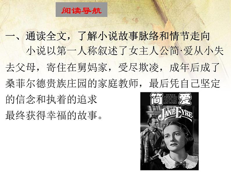 九年级初中语文名著导读《简爱》课件PPT第4页