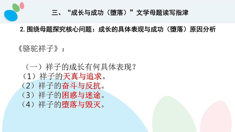 名著复习之成长与成功   课件  2022年中考语文二轮复习第7页