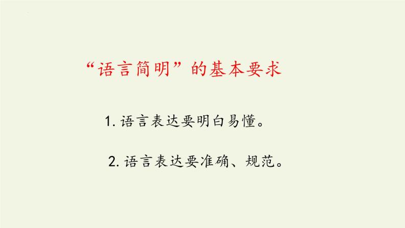 写作《语言简明》课件（22张PPT）2021-2022学年部编版语文七年级下册04