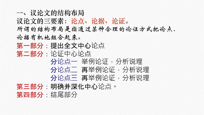 2022年中考语文三轮冲刺：议论文结构技巧课件（29张PPt）第3页