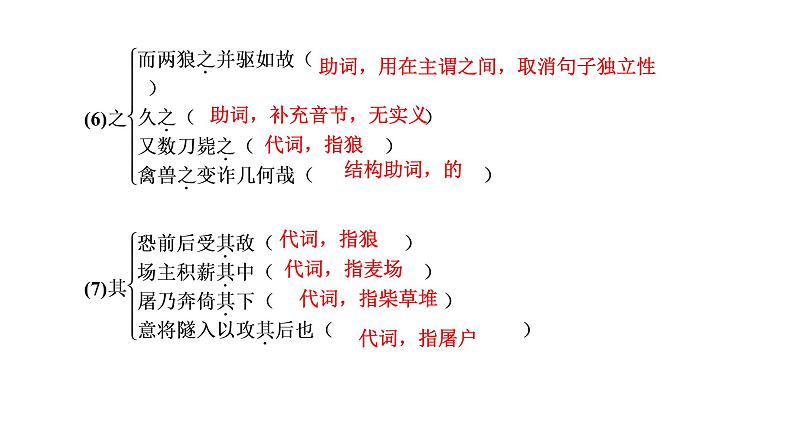 18．狼 习题课件(共24张PPT)08