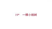 初中语文人教部编版七年级下册第五单元19* 一棵小桃树集体备课ppt课件