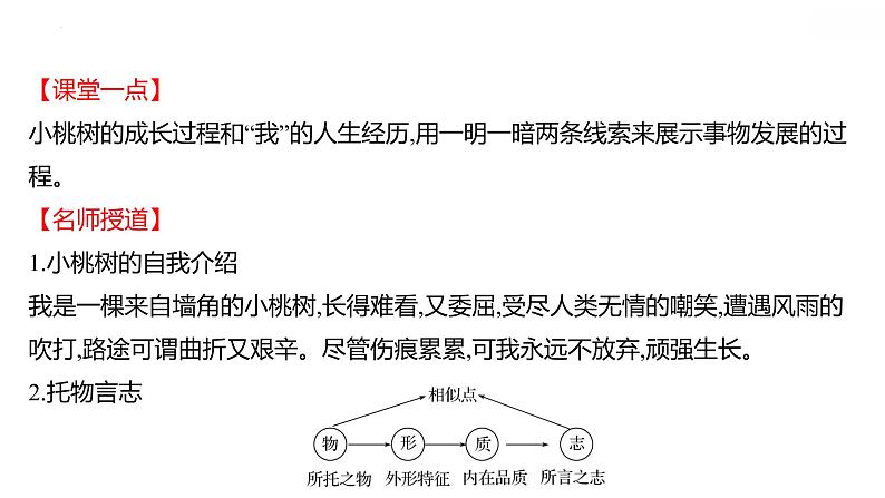 第19课《一棵小桃树》导学课件2021-2022学年部编版语文七年级下册第6页
