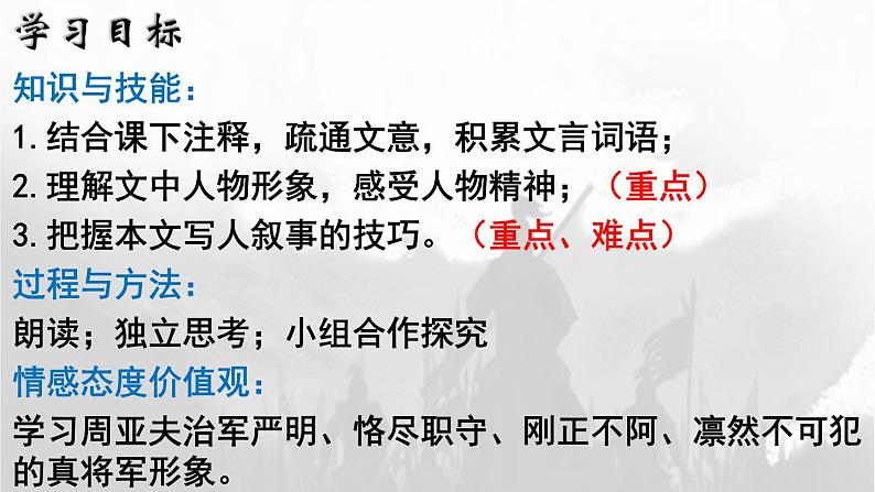 25 周亚夫军细柳课件(共13张PPT)02