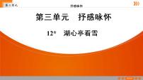 九年级上册13* 湖心亭看雪习题ppt课件