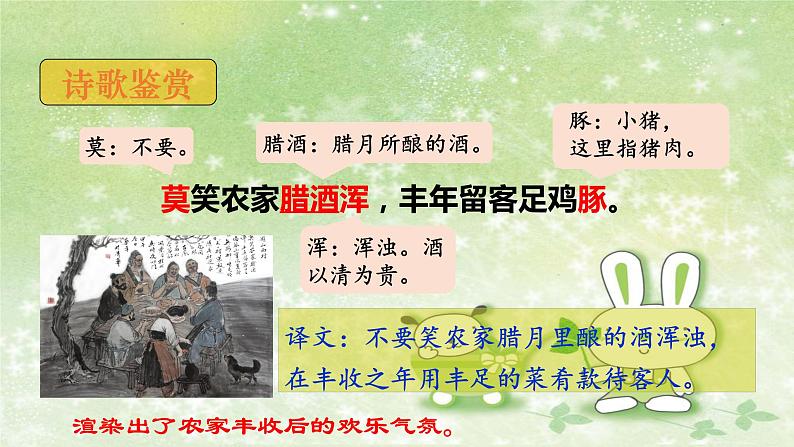部编版语文七年级下册 5.21.4 游山西村 课件2第6页