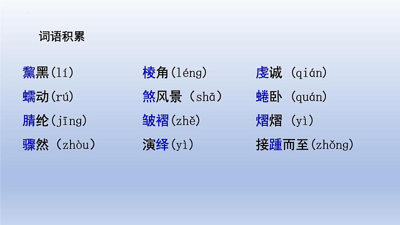 第18课《在长江源头各拉丹冬》课件（共34张PPT）+朗读2021—2022学年部编版语文八年级下册第8页