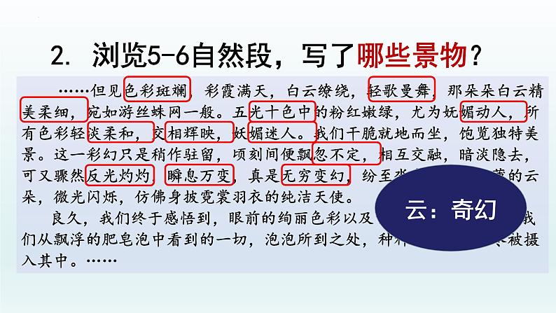 第19课《登勃朗峰》课件（共26张PPT）2021—2022学年部编版语文八年级下册第8页