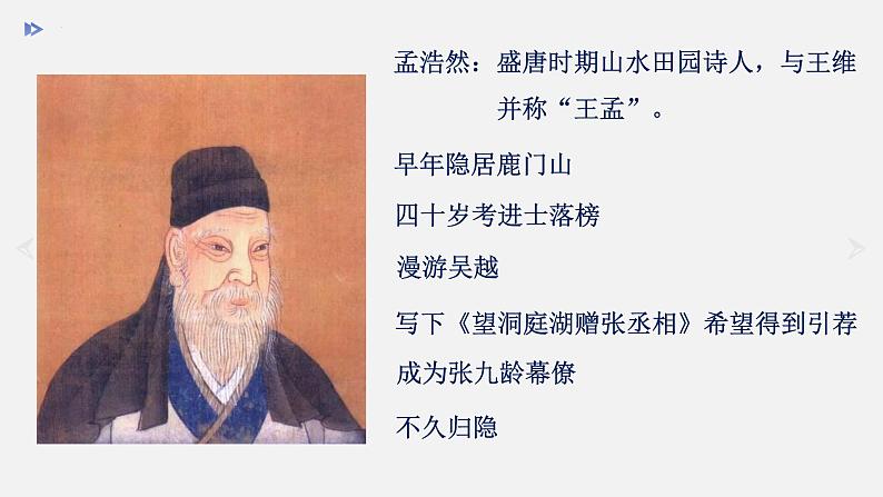 第三单元课外古诗诵读《望洞庭湖赠张丞相》课件（共22页）2021-2022学年部编版语文八年级下册07