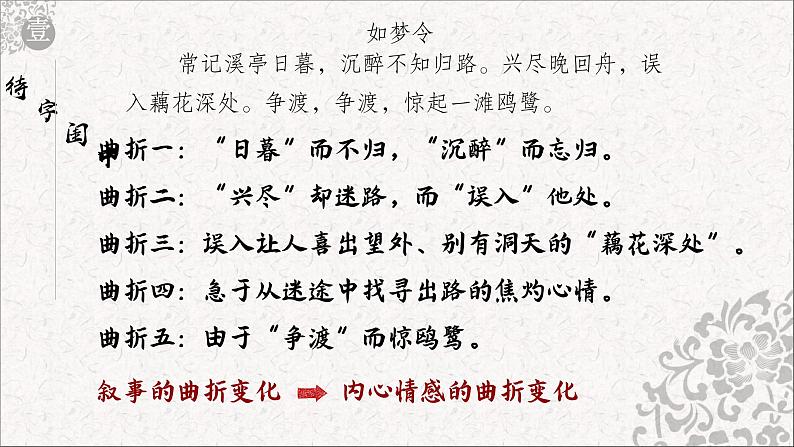2022年中考语文二轮复习专题：此情无计可消除——李清照词作专题 课件(共25张PPT)第7页