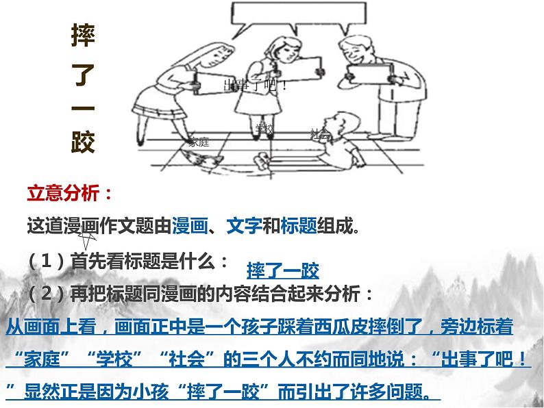 2022年中考语文三轮冲刺专项：漫画作文审题指导课件（27张）第8页