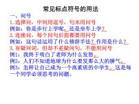 中考语文复习课件---标点符号及短语