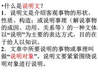 中考语文复习课件---说明文知识点复习