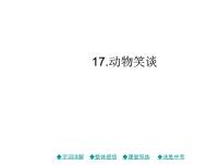 初中语文人教部编版 (五四制)七年级上册（2018）17*动物笑谈习题课件ppt