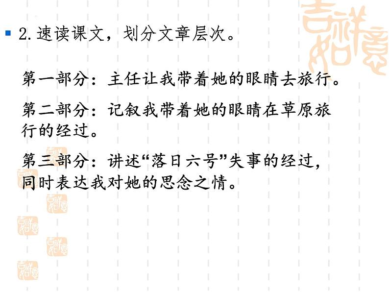 第24课《带上她的眼睛》课件（共22张PPT）2021-2022学年部编版语文七年级下册第8页