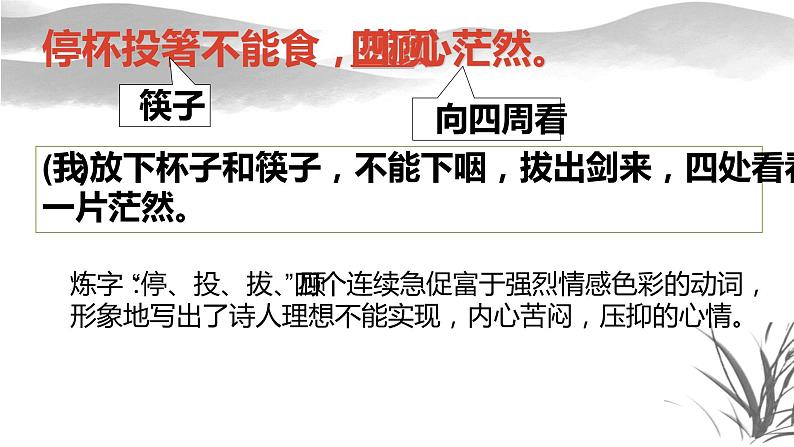 人教部编版九年级语文上册《行路难》课件07