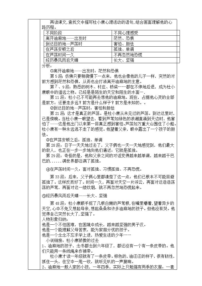 初中语文九年级上册《孤独之旅》教学设计第3页