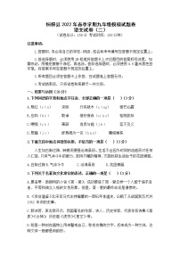 2022年贵州省桐梓县中考模拟语文试题（一）（含答案）