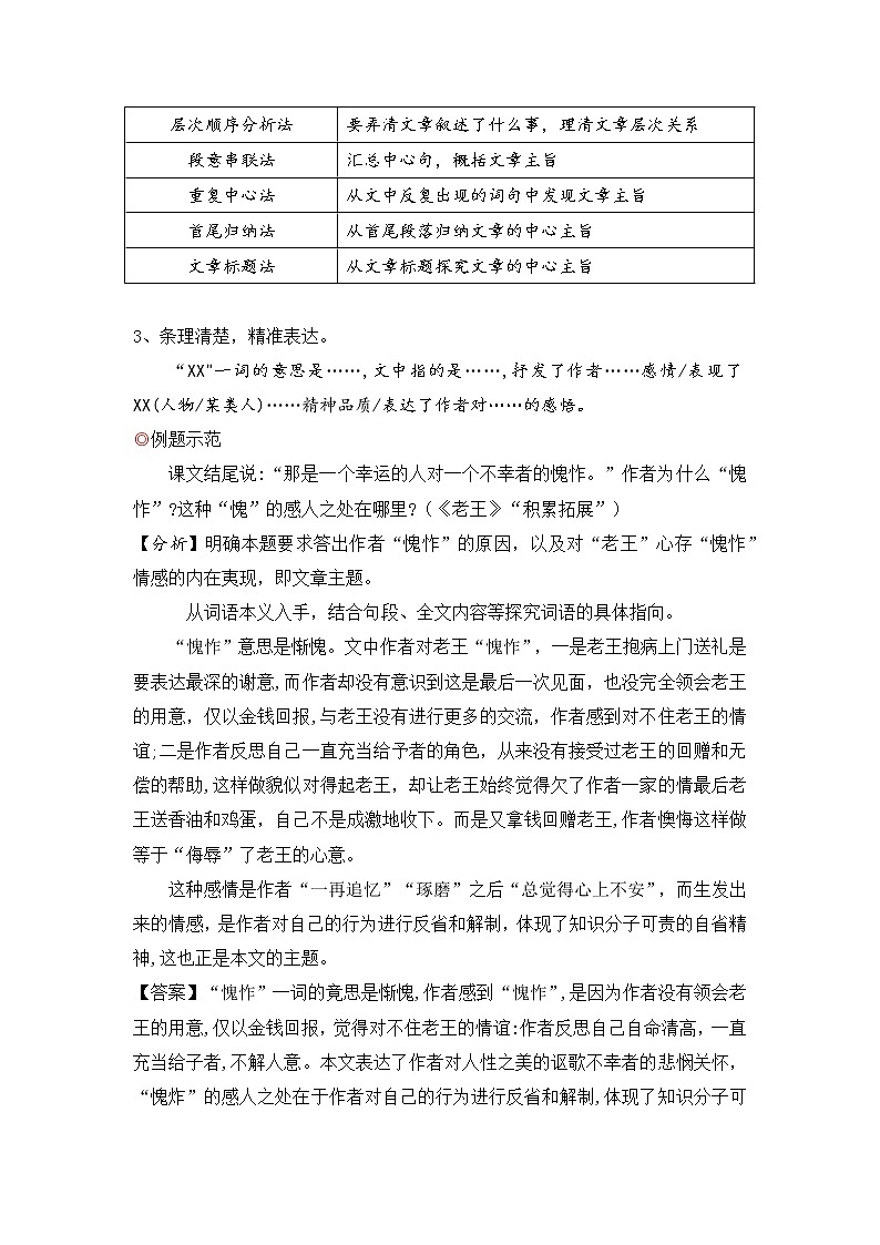 专题27 记叙文阅读之掌控情感主旨-备战2022年中考语文阅读“公式记忆法”第2页