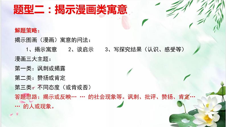 专题19漫画与徽标-备战2022年中考语文综合性学习考点分类精讲精练06