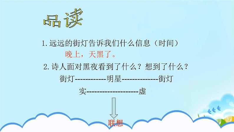 《天上的街市》课件第7页