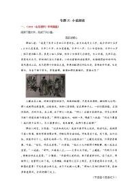 专题15 小说阅读-备战2022年中考语文精选题集（山东专用）
