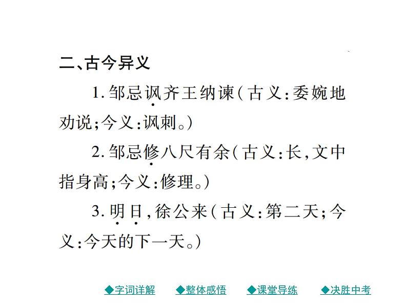 部编版初中三年级下册《邹忌讽齐王纳谏》优秀语文课件第3页