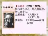 部编版九年级语文上册精品课件---我爱这土地