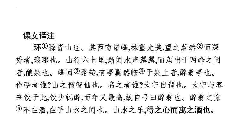 2022年中考语文总复习课件：《醉翁亭记》课件（34张PPT）03