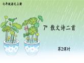 部編版語文七年級上冊《7 散文詩二首》第二課時(shí) 課件+教案