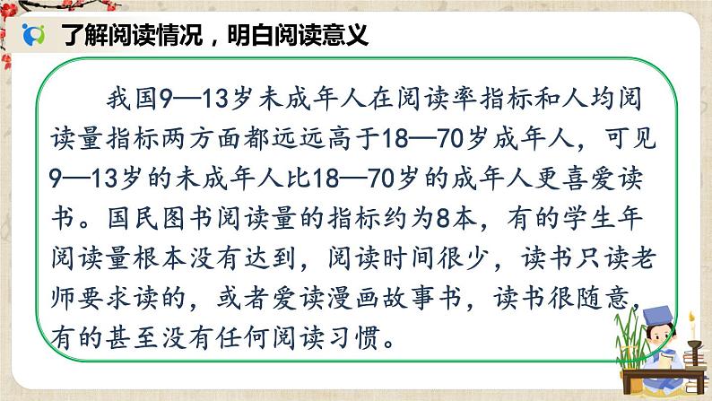 部编版语文七年级上册综合性学习 少年正是读书时 第一课时 课件+教案06