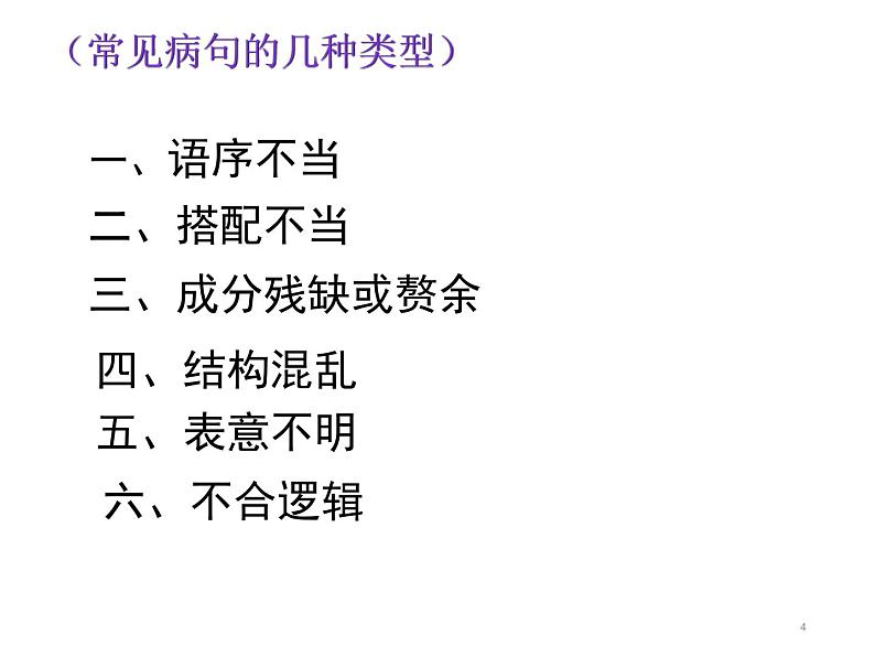 2022年中考语文复习：病句辨析技巧课件（55张PPT）第4页