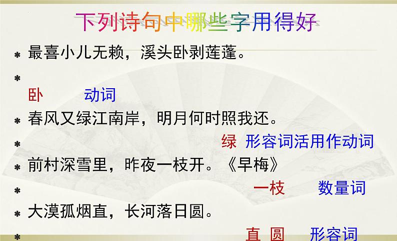 2022年中考语文专题复习：古诗词鉴赏“炼字” 专题课件（共14张PPT）05