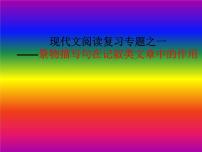 2022年中考语文专题复习：景物描写句的作用 课件（20张PPT）