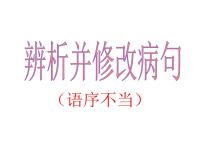 2022年中考语文二轮专题复习：病句辨析与修改之语序不当、搭配不当课件（29张PPT）