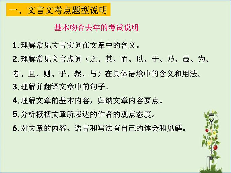 2022年中考语文一轮复习：文言文题型与答题方法（共42张PPT）02