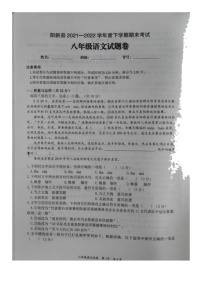 湖北省黄石市阳新县2021-2022学年八年级下学期期末考试语文试卷（含答案）