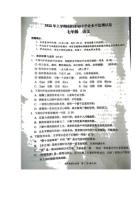 湖南省岳阳市2021-2022学年七年级下学期期末学业水平监测语文试题（无答案）