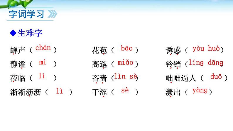 部编版语文七年级上册 --3 雨的四季 课件第4页