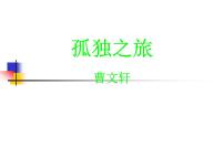 人教部编版九年级上册17* 孤独之旅教学演示ppt课件