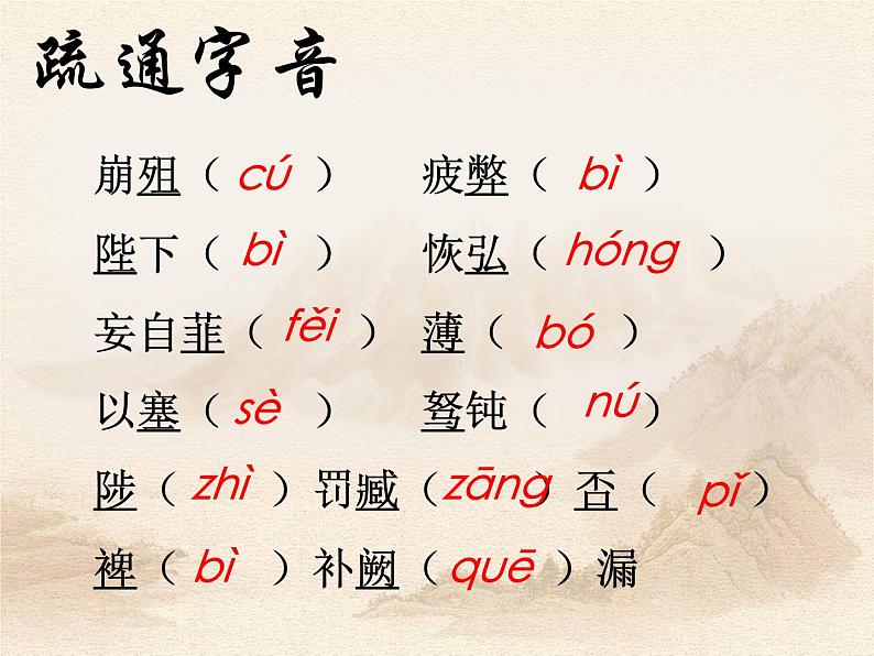 初中语文 统编版 九年级下 第六单元《出师表》第二课时 课件06