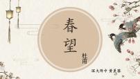 人教部编版八年级上册第六单元26 诗词五首春 望课文课件ppt