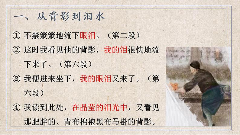 初中 初二 语文《背影》第二课时 课件第3页