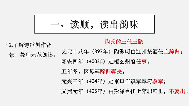 初中 初二 语文《饮酒》（其五）课件第6页