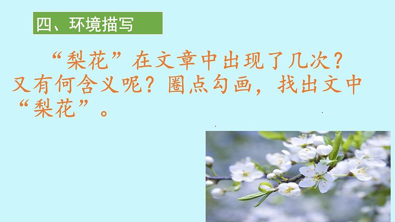 初中语文 七年级下《驿路梨花》第二课时 PPT 课件06